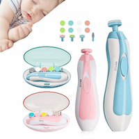 Lixador de Unhas de Bebê Elétrico Aparador Cortador Infantil Com Estojo MJQ-10