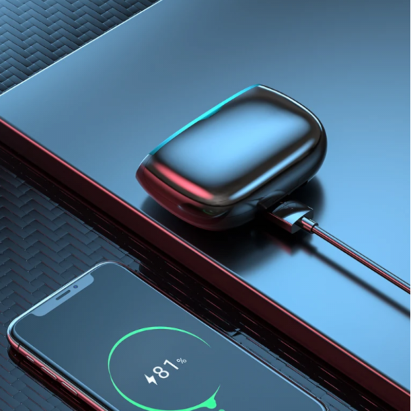 Fone De Ouvido Bluetooth 5.2 Case Visor Digital Altomex M38