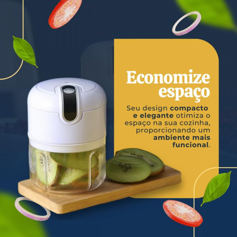 Mini Processador E Triturador Elétrico Sem Fio USB MT-50