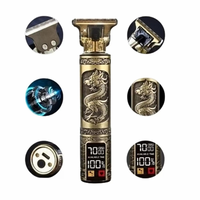 Máquina De Cortar Cabelo Barba Profissional Com Display Digital Altomex AL-3919