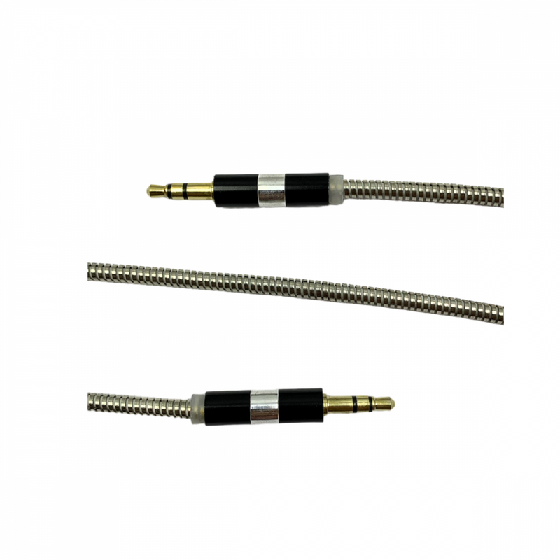 Cabo Auxiliar Blindado P2 / P2 de Metal 1 metro X002 *Cores Aleatórias*