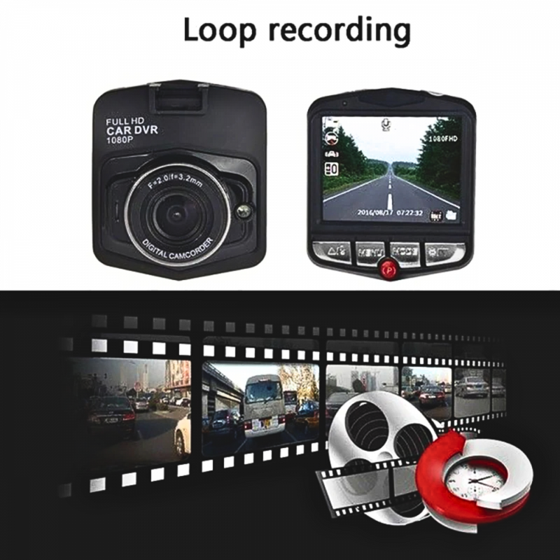 Câmera Veicular Recarregável Full HD 1080P Kapbom KA-6342