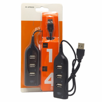 Hub exbom Portas USB  Carregamento 2.0 4 portas Cabo de 30cm