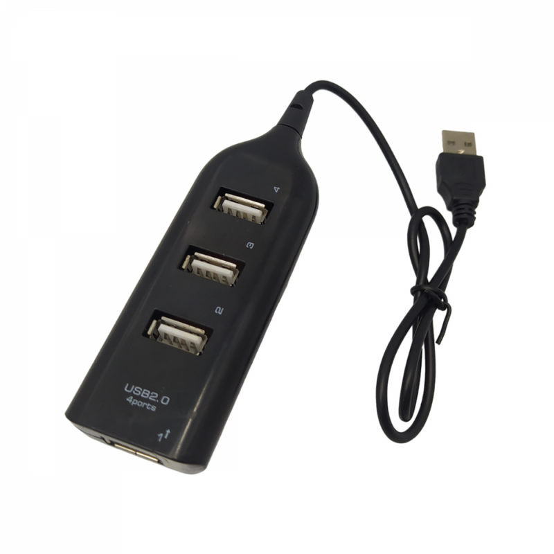 Hub exbom Portas USB  Carregamento 2.0 4 portas Cabo de 30cm