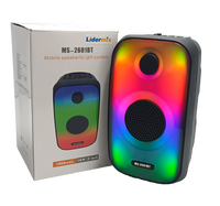 Caixa de Som Bluetooth com LED LiderMix MS-2601BT
