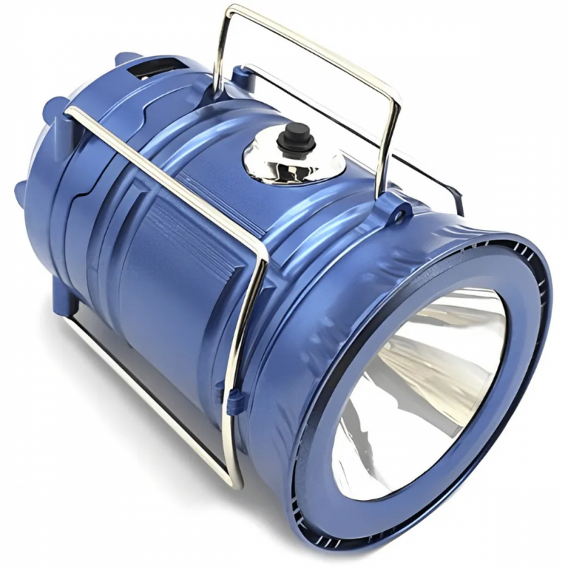 Lampião Lanterna LED p/ Camping Portátil Usb Recarregável Energia Solar