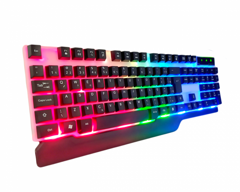 Kit Teclado e Mouse RGB GAMER KA-688 Kapbom