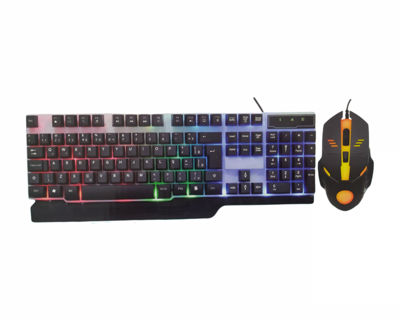 Kit Teclado e Mouse RGB GAMER KA-688 Kapbom