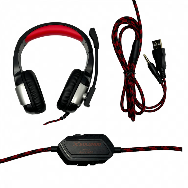 Headset Gamer com LED XSoldado GH-X1800