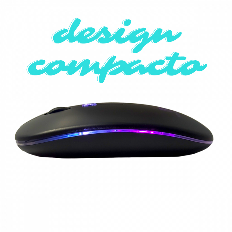 Mouse RGB Sem Fio de 2.4GHz Kapbom KA-618