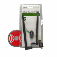 Antena Wifi Adaptador Usb Receptor Wireless para Rede Sem Fio Pc Notebook AL-C818 / IX-009