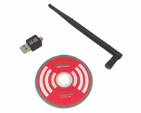 Antena Wifi Adaptador Usb Receptor Wireless para Rede Sem Fio Pc Notebook AL-C818 / IX-009