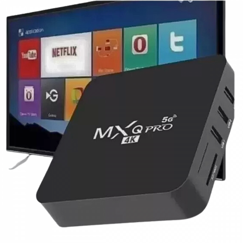 Smart TV Box 4k Android 13 Atualizado Transforma sua Tv comum em Smart - Netflix + Fone de Ouvido
