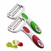 Descascador Fatiador de Legumes Frutas Verduras 3 em 1 Golden Ultra D-3in1