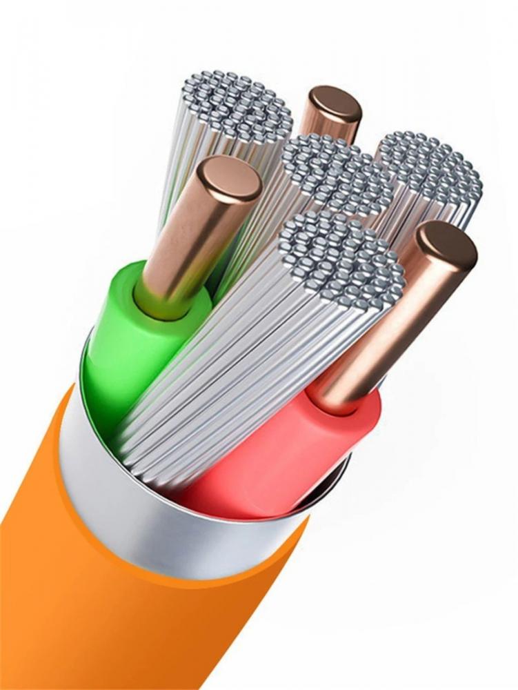 Cabo de dados IOS acabamento em metal e LED Kaopbm KA-020-IOS