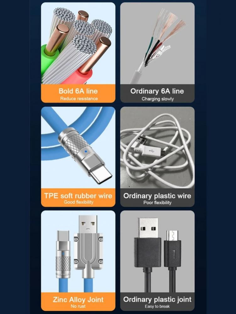 Cabo de dados IOS acabamento em metal e LED Kaopbm KA-020-IOS