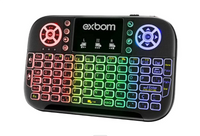 Mini Teclado LED Bluetooth Wireless Receptor USB Exbom BK-BTi8S