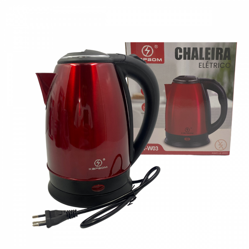 Chaleira Elétrica 2 Litros 110V Kapbom KA-W03