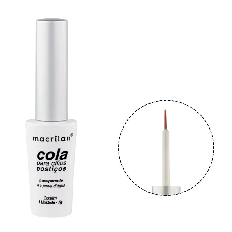 Cola para cílios postiços à prova d'água cosmética macrilan