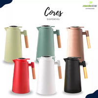 Garrafa de vacuo com botao de derramamento digital 1000ml