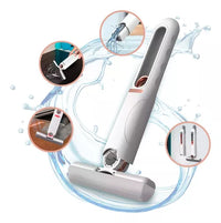 Mini Mop Esfregão Limpeza Dobrável Portátil Rodinho Mágico