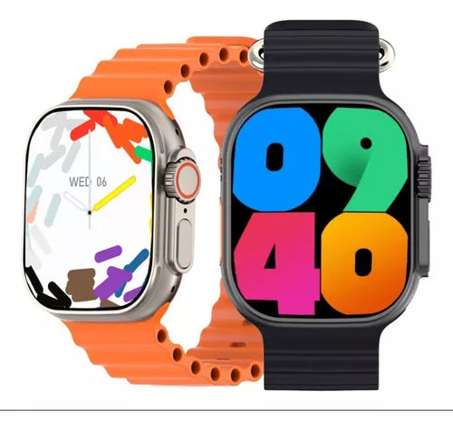 Relógio Inteligente Smartwatch 49mm com 02 pulseiras - Amoled NFC Serie X9 Ultra2 2024