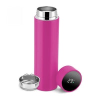 Garrafa Térmica Inteligente Inox 500 Ml com Medidor de Temperatura Logo Stan