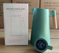 Garrafa de vacuo com botao de derramamento digital 1000ml