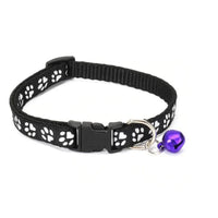 Coleiras para cães e gatos pequenos ajustáveis c/ guizo