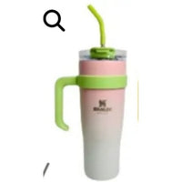 Copo Térmico Garrafa em Aço Inox 1,2 Litros Com Tampa e Canudo Logo STAN