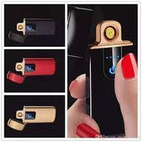 Isqueiro Eletrico Recarregável Usb Premium Eletrônico Luxo