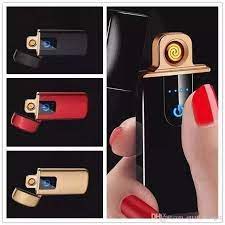 Isqueiro Eletrico Recarregável Usb Premium Eletrônico Luxo