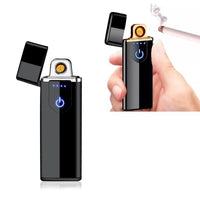Isqueiro Eletrico Recarregável Usb Premium Eletrônico Luxo