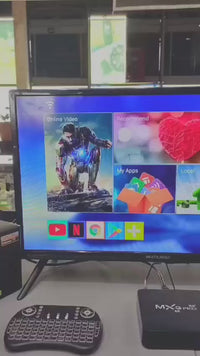 Smart TV Box 4k Android 13 Atualizado Transforma sua Tv comum em Smart - Netflix + Fone de Ouvido