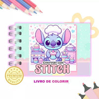 Livro de Colorir Stitch - Estilo Bobbie Goods