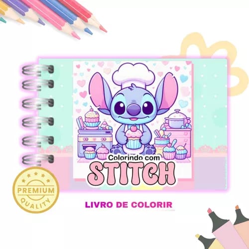 Kit Livro de Colorir Bobbie Goods + Canetinha 48 cores Envio Imediato